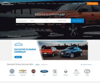 Demotores.com.ar(Compra Venta de Autos Usados y Nuevos en Argentina) Screenshot