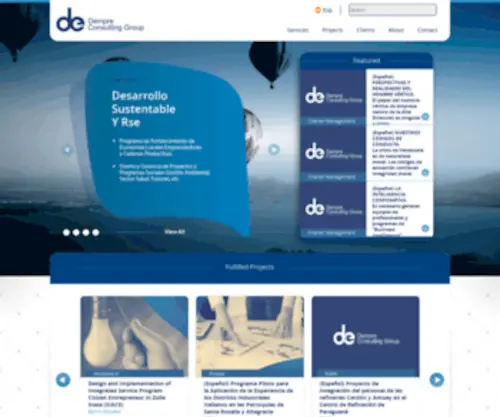 Dempre.com(Consulting Group) Screenshot