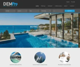 Dempro.com.cy(DemPro Real Estate Sales & Valuations in Paphos Cyprus) Screenshot