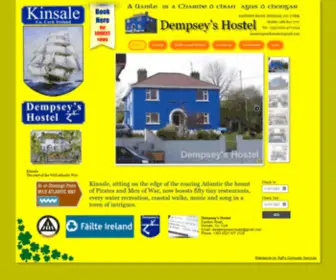 Dempseyhostel.com(Dempsey's Hoste) Screenshot