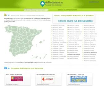 Demudanzas.es(Mudanzas, Empresas de Mudanzas) Screenshot