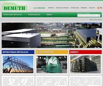 Demuth.com.br(Demuth Machines) Screenshot