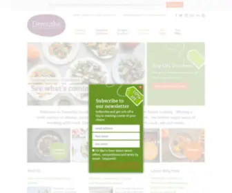 Demuths.co.uk(Vegan Cookery Courses & Plant Based Cooking Classes) Screenshot