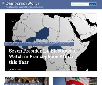 Demworks.org(DemocracyWorks) Screenshot