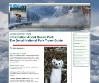 Denali101.com(DENALI NATIONAL PARK) Screenshot