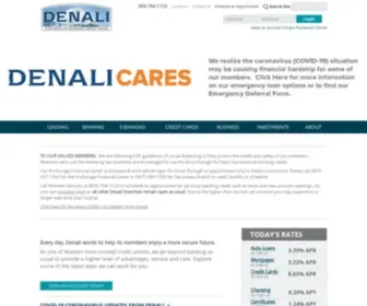 Denalifcu.org(Banking, Loans, Mortgages and Business Credit Union) Screenshot