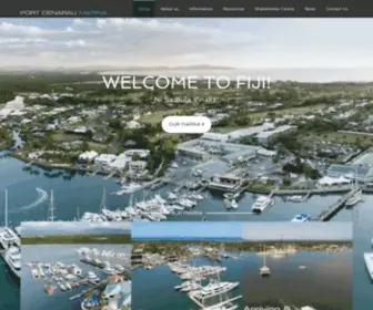 Denaraumarina.com(Fiji's Premier Marina Facility) Screenshot