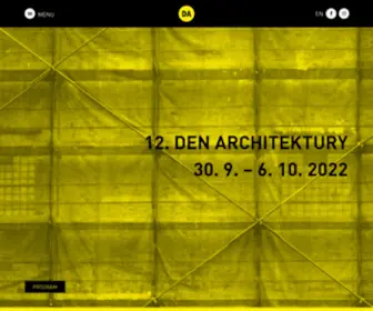 Denarchitektury.cz(Den Architektury) Screenshot
