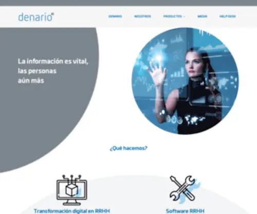 Denario.es(Desata todo el potencial de tu departamento de RRHH) Screenshot