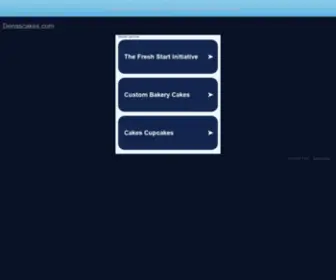Denascakes.com(Dena's Sweetly Unique Cakes) Screenshot