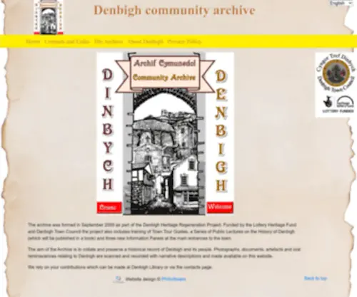 Denbighcommunityarchive.org(Denbigh community archive) Screenshot