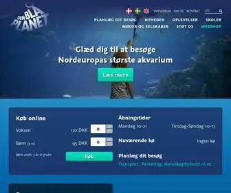 Denblaaplanet.dk(Den Blå Planet) Screenshot