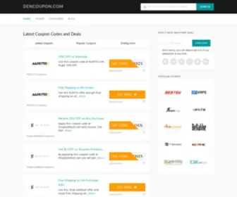 Dencoupon.com(Verified Coupon Codes & Daily Offers) Screenshot