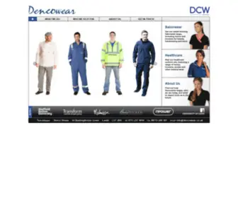 Dencowear.co.uk(Suppliers and Manufacturers of Workwear Uniform) Screenshot