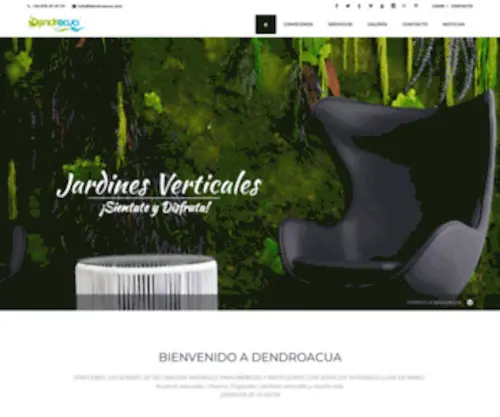 Dendroacua.com(Acuarios, Terrarios & Jardines verticales) Screenshot