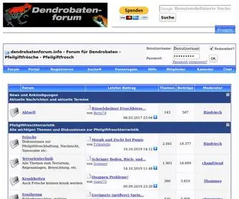 Dendrobatenforum.info(Forum f) Screenshot