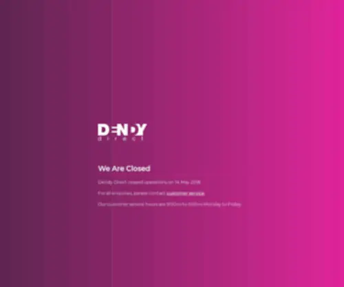 Dendydirect.com.au(Dendy Direct) Screenshot