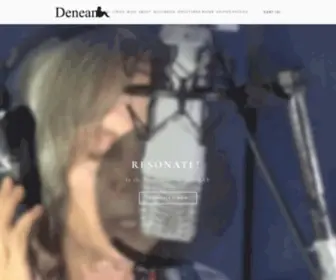 Denean.com(The music of Denean) Screenshot