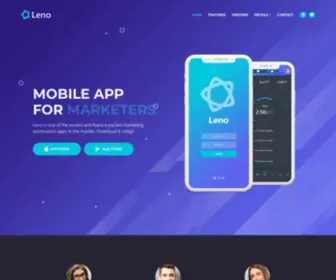 Denebapps.com(Mobile App HTML Landing Page Template) Screenshot