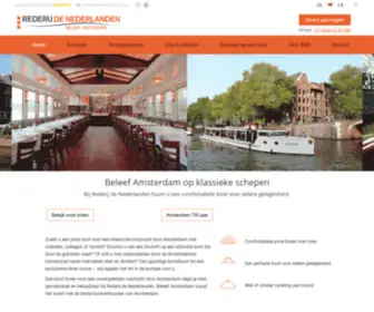 Denederlanden.com(Boot huren in Amsterdam) Screenshot