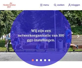 Denederlandseggz.nl(De nederlandse ggz) Screenshot