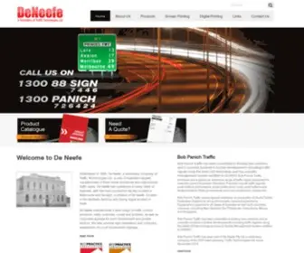 Deneefe.com(De Neefe) Screenshot