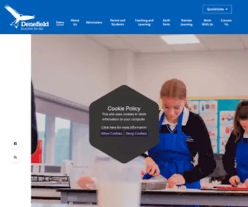 Denefield.org.uk(Denefield) Screenshot