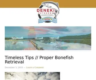 Deneki.com(Deneki Outdoors operates premier fishing lodges in the most sought) Screenshot