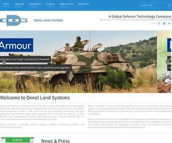 Denellandsystems.co.za(Denel Land Systems Combat Systems) Screenshot