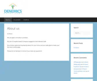 Denemics.com(Ещё один сайт на WordPress) Screenshot