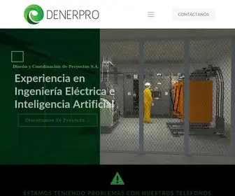 Denerpro.com(Ingeniería Eléctrica y Automatización Industrial) Screenshot