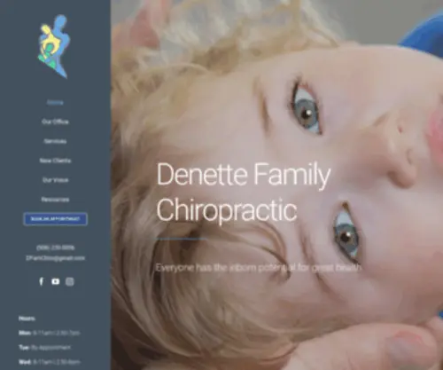 Denettefamilychiropractic.com(Denette Family Chiropractic) Screenshot