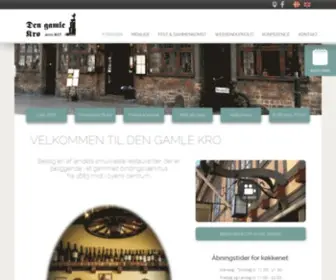 Dengamlekro.eu(Restaurant Odense) Screenshot