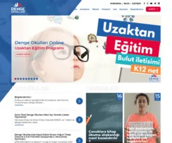 Denge.k12.tr(İzmir Özel Denge Okulları) Screenshot