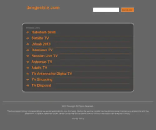 Dengesiztv.com(Dengesiztv) Screenshot