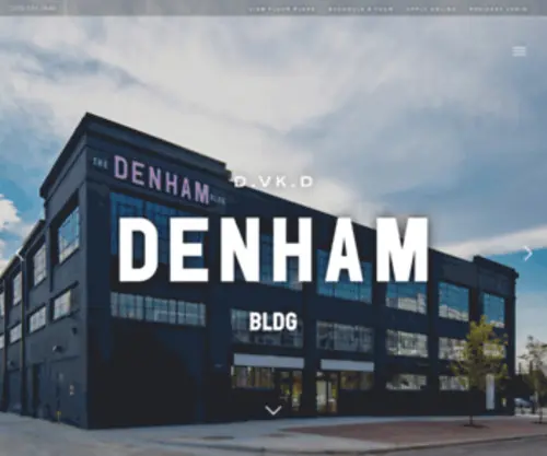 Denhambldg.com(The Denham Building) Screenshot