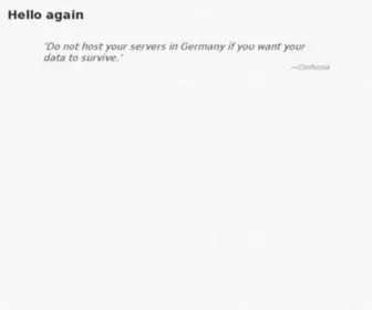 Deniableplausibility.net(Deniable Plausibility) Screenshot