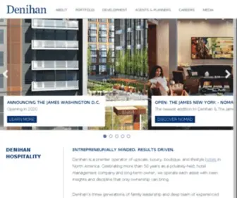 Denihan.com(The Denihan Hospitalty Group) Screenshot