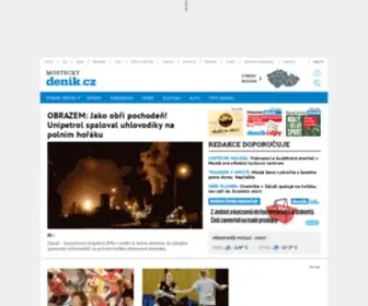 Denikmostecka.cz(Mostecký deník) Screenshot