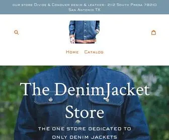 DenimjacketStore.com(We are clothing co) Screenshot