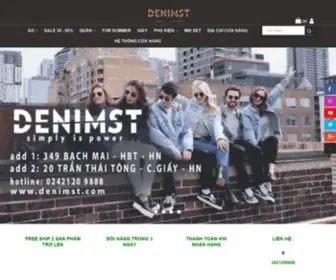 Denimst.com(Shop quần áo nam) Screenshot