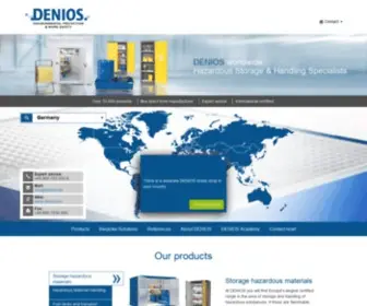 Denios.com(Denios worldwide) Screenshot