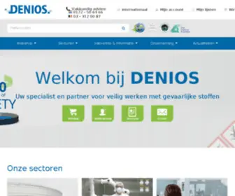 Denios.nl(Welkom bij DENIOS) Screenshot