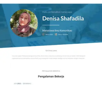 Denisashafadila.me(DENISASHAFADILA) Screenshot
