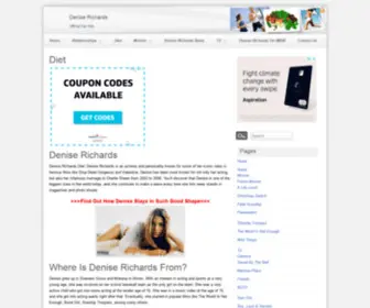 Denise-Richards.org(Denise Richards Diet) Screenshot