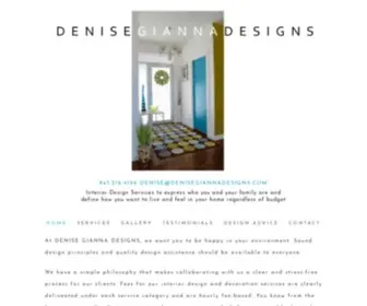 Denisegiannadesigns.com(Beacon, NY) Screenshot