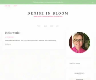 Deniseinbloom.com(Deniseinbloom) Screenshot