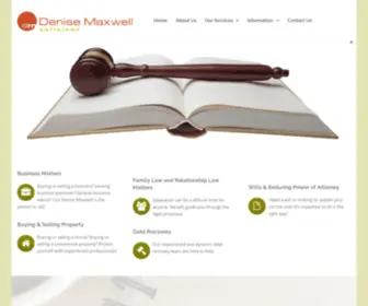 Denisemaxwell.com.au(Denise Maxwell Solicitors) Screenshot