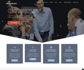 Denisonconsulting.com(Bringing Organizational Culture and Leadership to the Bottom Line) Screenshot