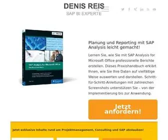 Denisreis.com(SAP Business Intelligence Consultant) Screenshot